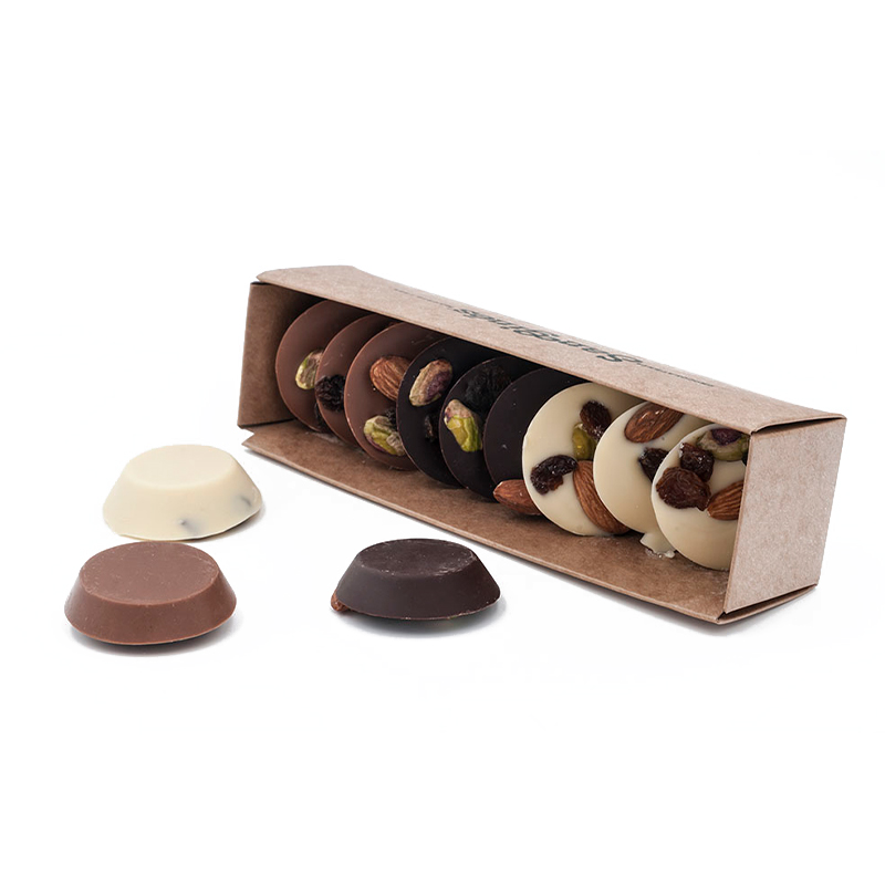 Musicos de chocolate, negro, leche y blanco San Gines