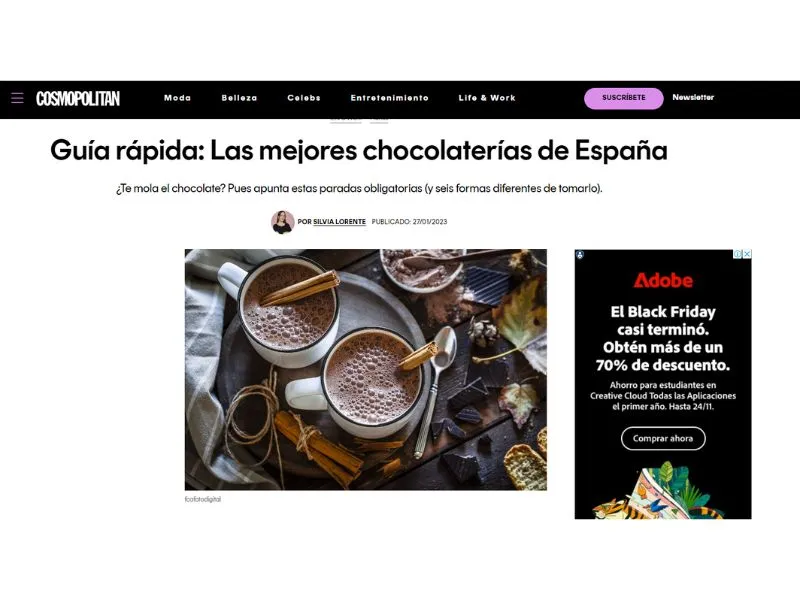 Las mejores chocolaterías de España