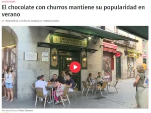 San Gines en portal Telemadrid